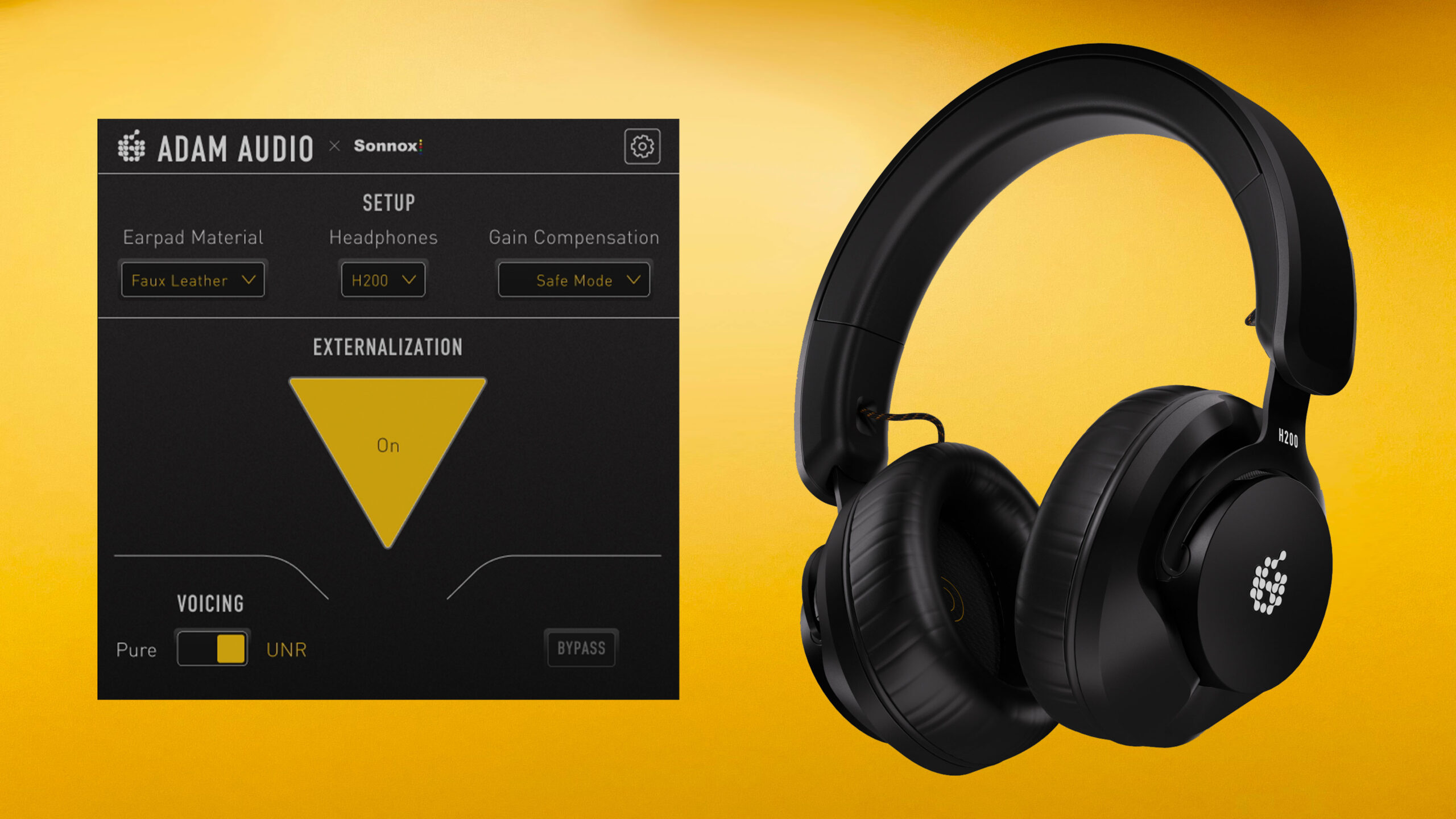 ADAM Audio'a new H200 closed-back studio headphones and accompanying plug-in.