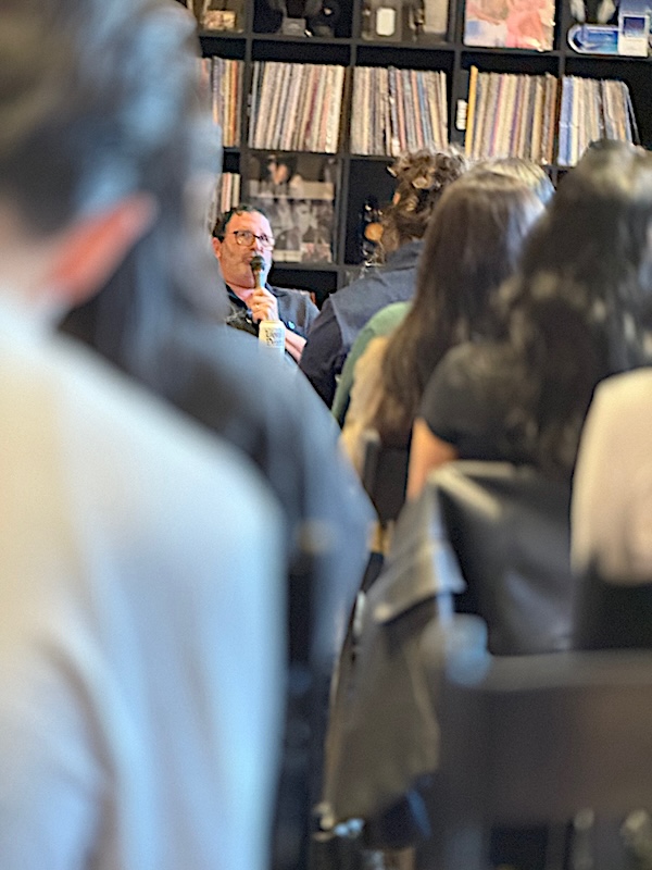 Josiah Gluck, co-music engineer for Saturday Night Live, R Technica House. Photo: Clive Young. 