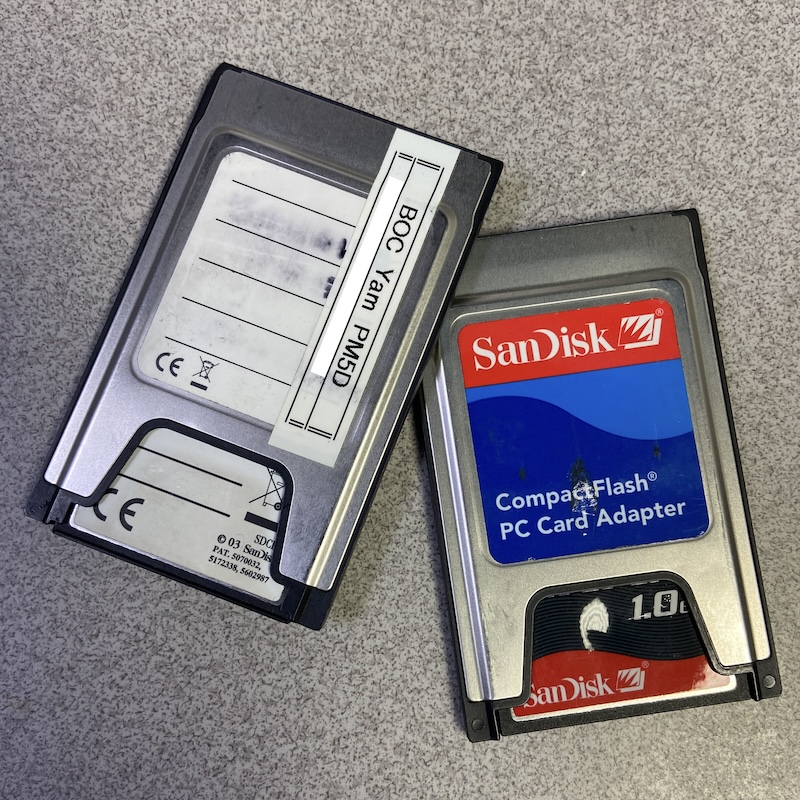 Who says PCMCIA cards are obsolete?