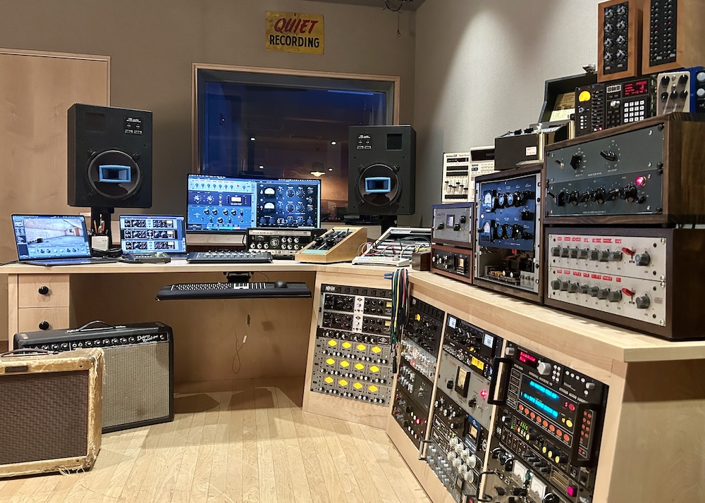 Universal Audio’s Studio 610 Control Room 1, featuring some of the company’s “Golden” hardware, is one of the studios used during modeling projects Photo: UA.