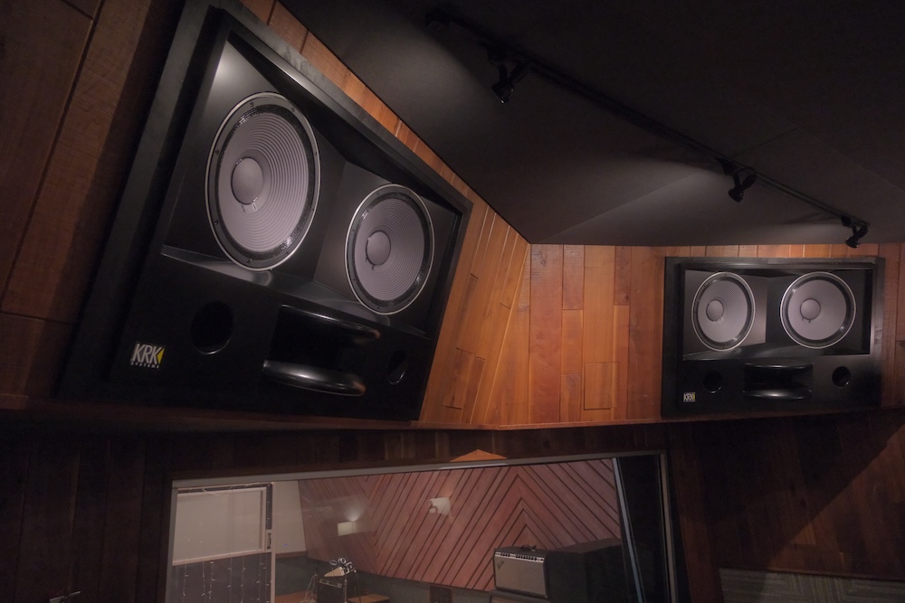 At the invitation of Hanna, KRK was brought in to custom-build the Augspurger-designed enclosures for Studio B’s control room. Photo courtesy of Gibson/KRK.