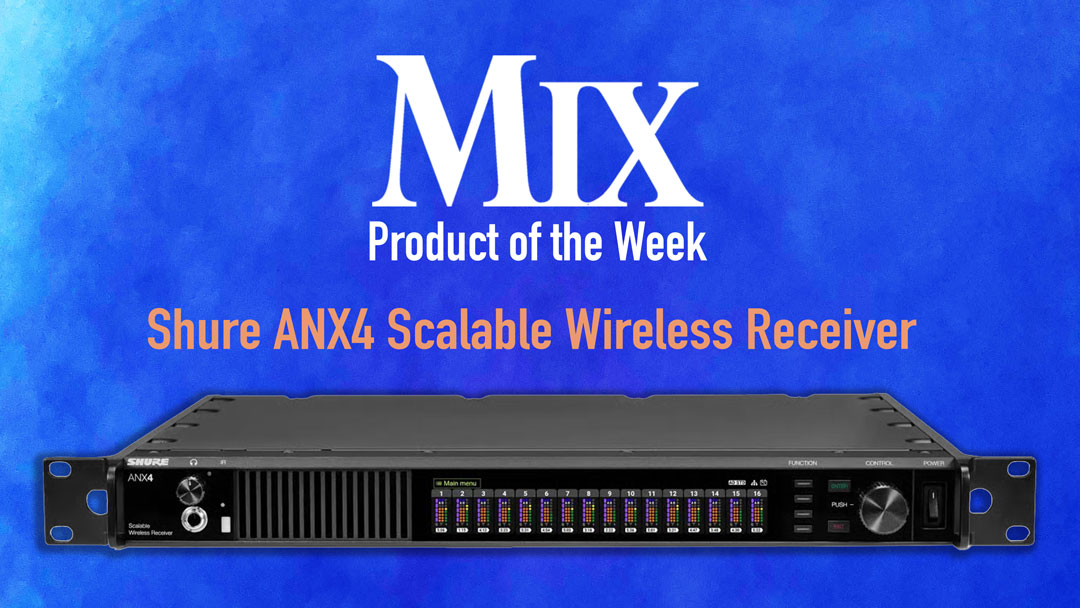 Shure ANX4 Scalable Wireless Receiver