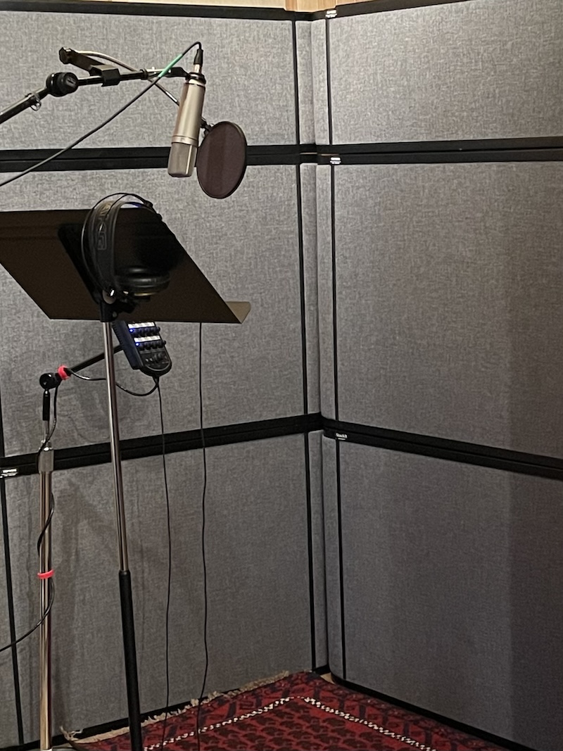 Barbarita opted for using a modular gobo package in her studio. Photo: Mono LIsa.