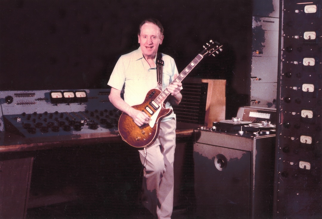 Les Paul worked with Ampex to create the 5258 Sel- Sync, the world’s first 8-track tape machine, which he dubbed The Octopus. Photo: Courtesy of the Les Paul Foundation.