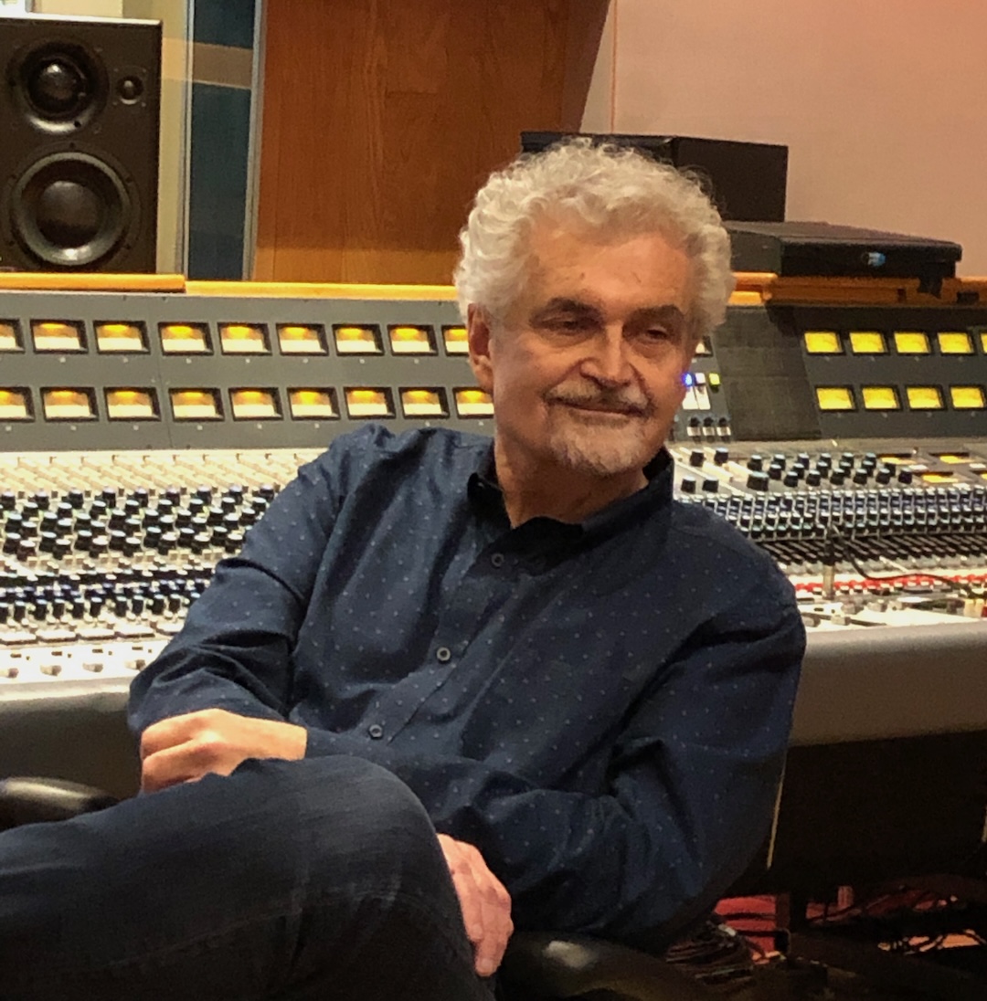 Engineer Bill Schnee at his custom console, which mix engineer Frank Wolf described as “clear, not cloudy at all, and really strong and muscular.” Photo: Courtesy of Bill Schnee
