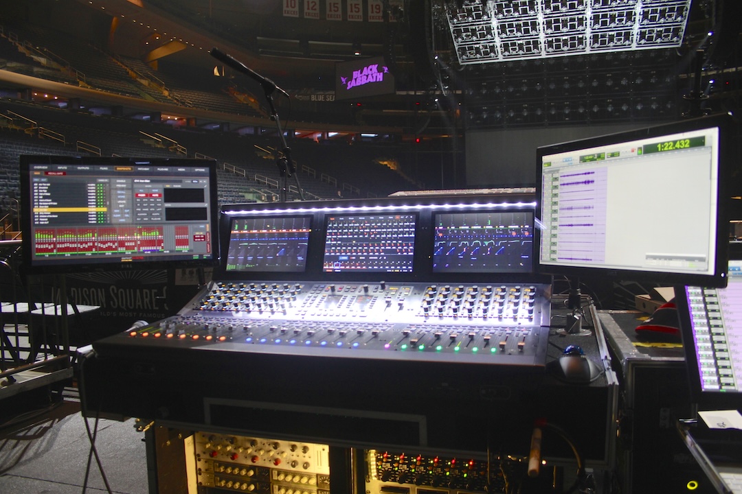 The final Black Sabbath tour is carrying Avid’s new Venue S6L console at the FOH position.