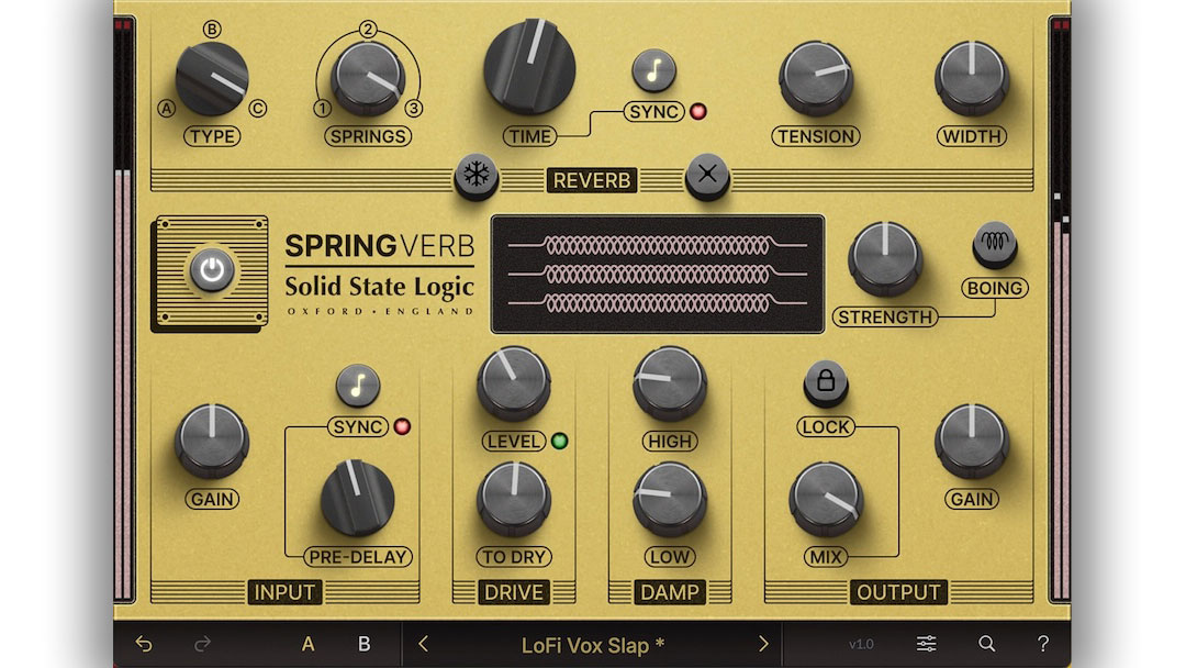 Solid State Logic SpringVerb Plug-In