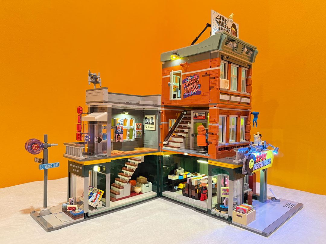 A cool design feature is that the store/studio opens on a hinge. Photo: Future.