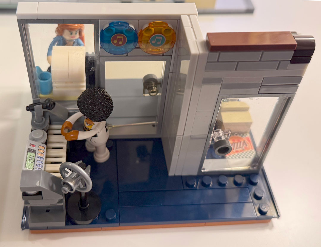 The live room features a nice beat-making workstation, and a janitor's closet. Photo: Future.