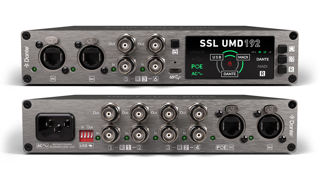 SSL's UMD192 high-channel count audio interface. 