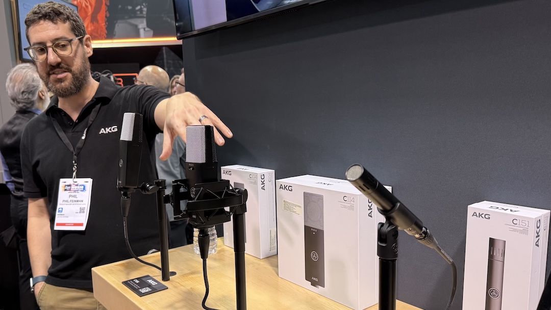 Phil Feinman, global product line manager, microphones at Harman, discusses the company’s new AKG C-Series line of three attainable, stylish mics that get the job done.