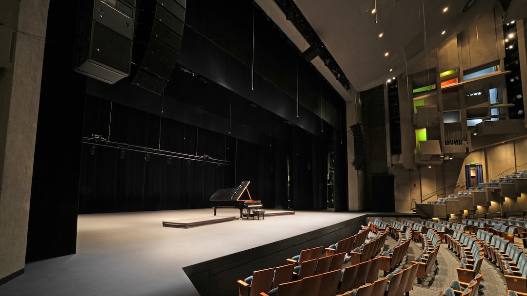 Zellerbach Hall at the University of California, Berkeley, has upgraded to the next-generation Meyer Sound Constellation acoustic system.