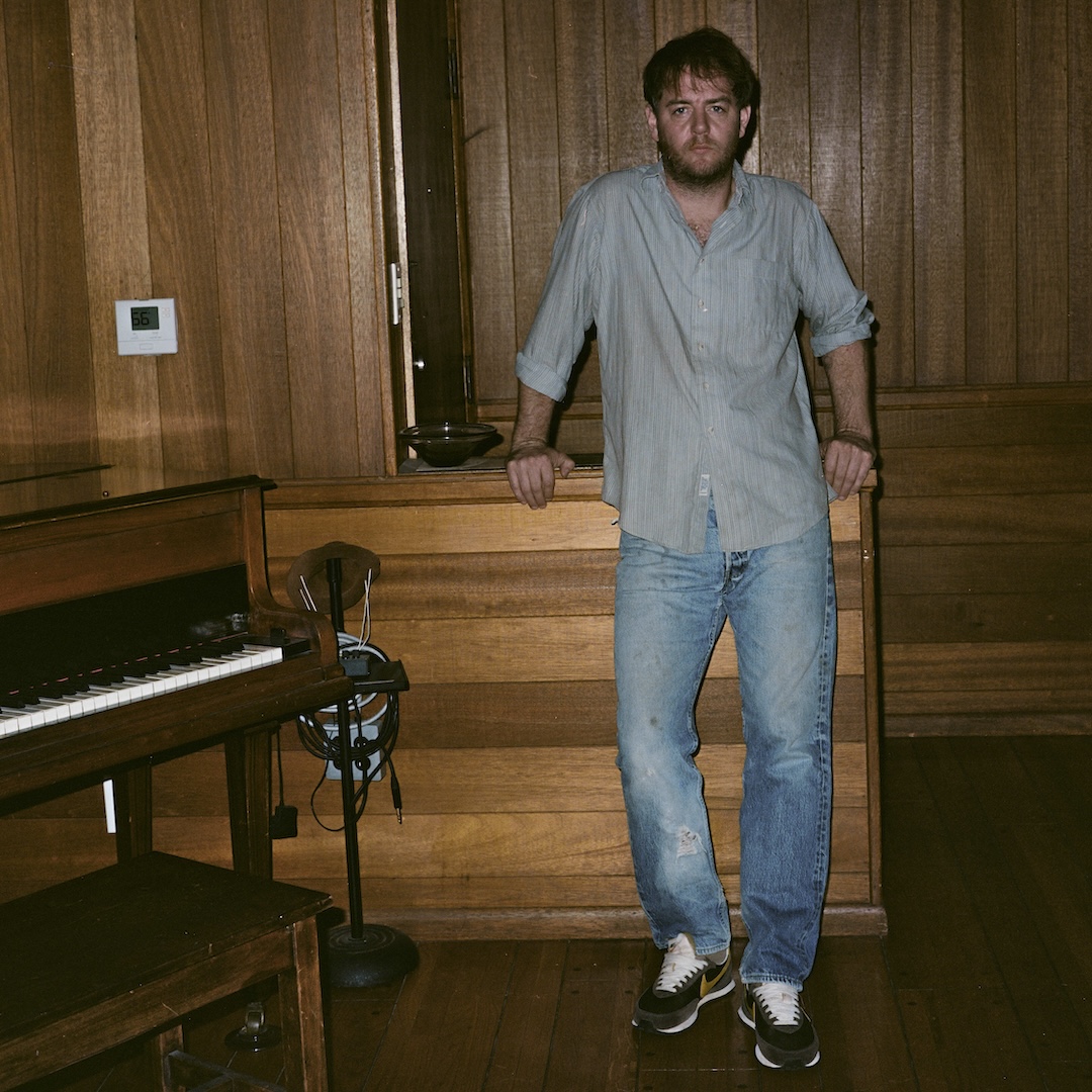 Producer Blue May in his Los Angeles studio/home, during the recording and production of West End Girl. Photo: Anabel Snoxall
