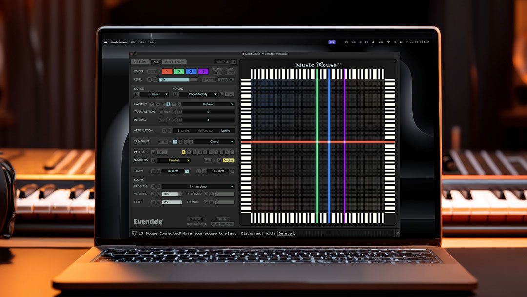 The updated Eventide version of Music Mouse. 