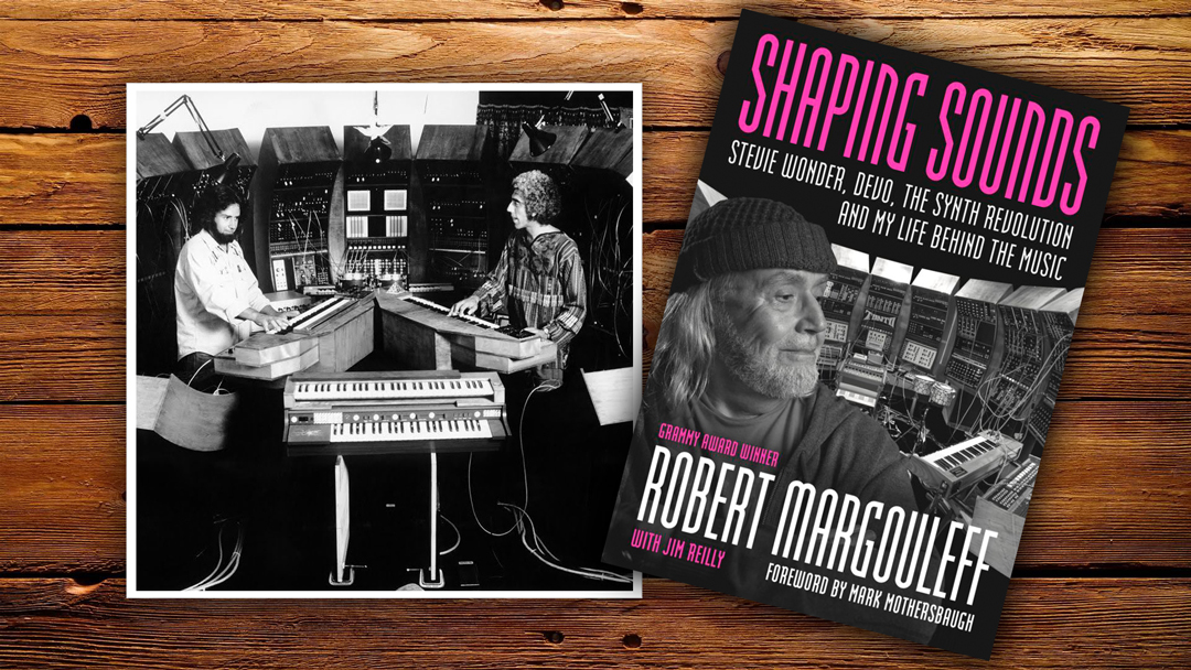 Inset: Robert Margouleff and Malcolm Cecil performing in the control room while monitoring in Quad. Photo: Courtesy of Robert Margouleff.