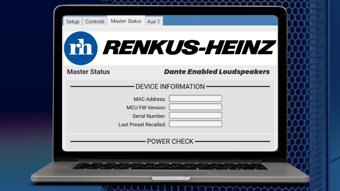 Renkus-Heinz is releasing its new Symetrix third-party control plug-in