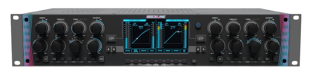 Cranborne Audio’s Brick Lane MC4 four-channel dynamics processor