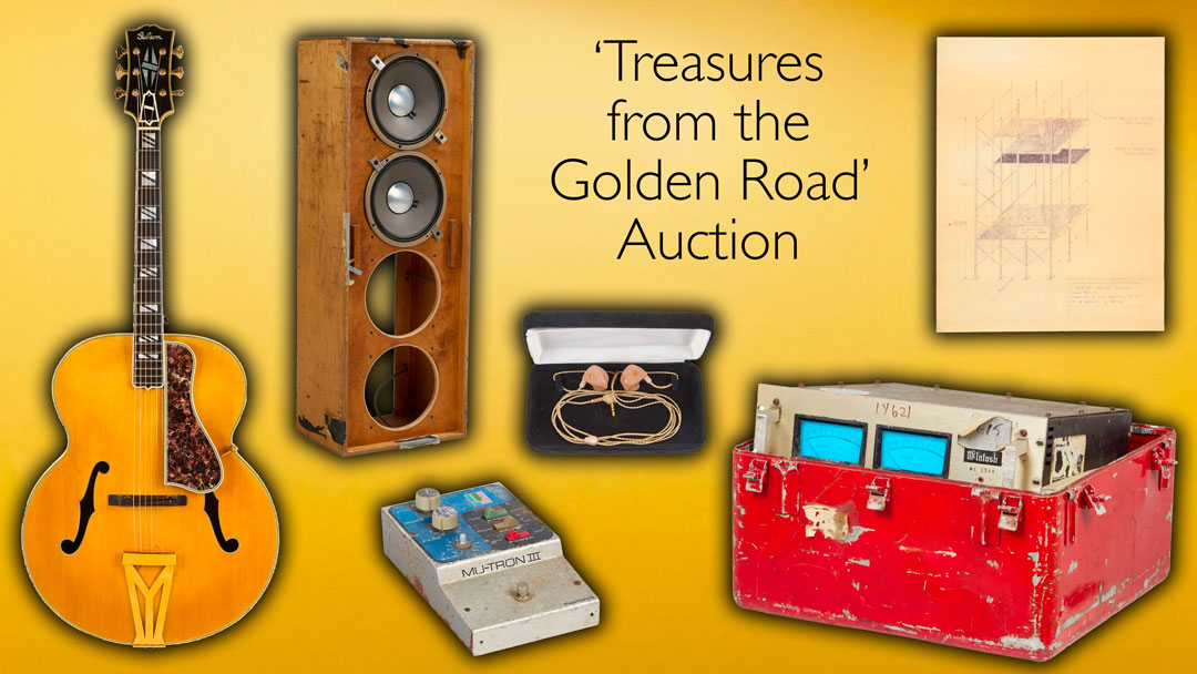 Just some of the Grateful Dead-related items up for grabs at the “Treasures from the Golden Road” auction. Photos: Julian's Auctions.
