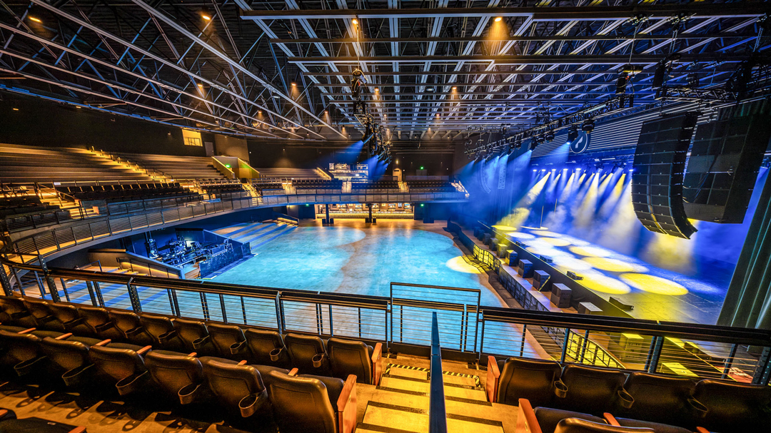 Design Technik was tasked with ensuring that interaction with the room did not compromise the sonic potential of The Pinnacle’s L-Acoustics professional sound system.