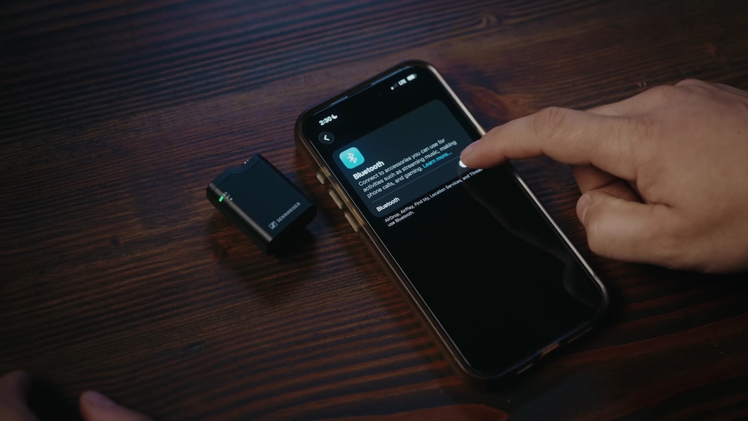 Sennheiser’s V5 firmware update allows the Profile Wireless microphone to connect directly to smartphones.
