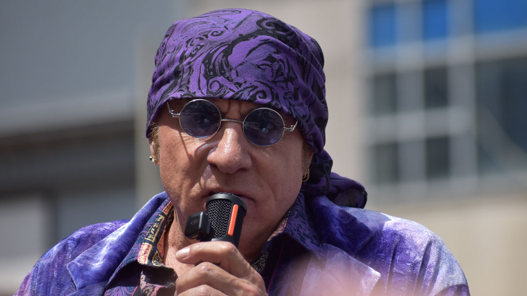 "Little Steven" Van Zandt at the ceremony. Photo: Clive Young/Future.