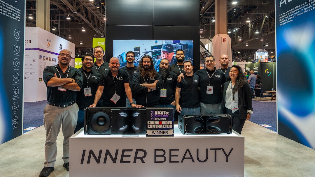The DAS Audio team at InfoComm 2025.