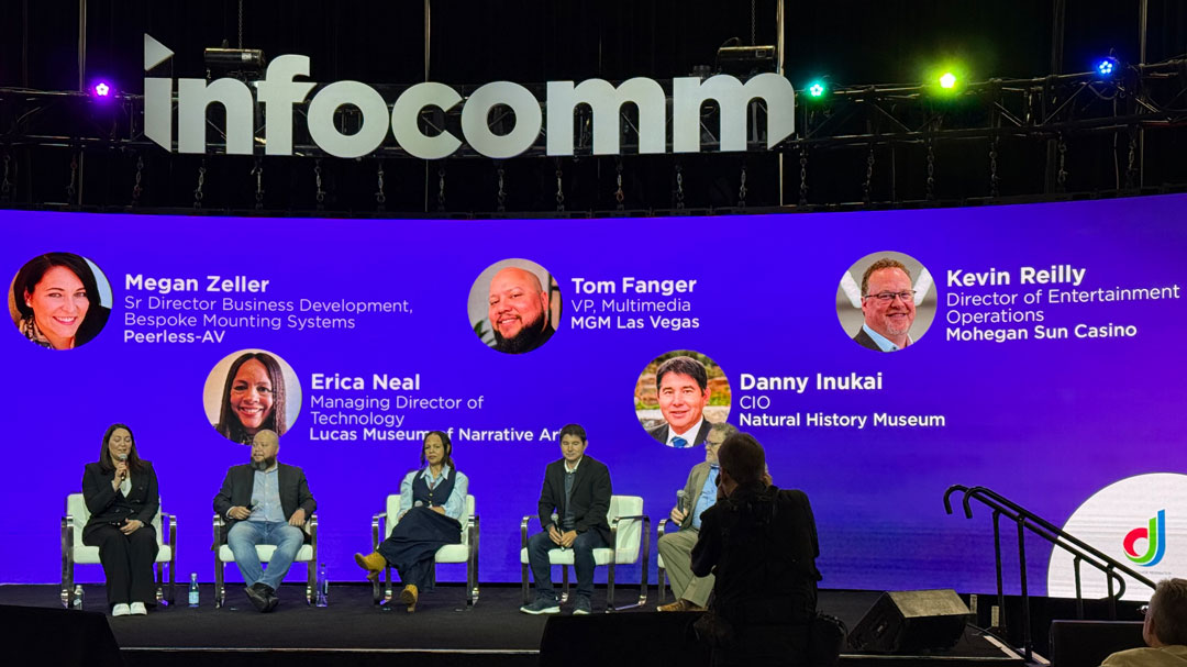 InfoComm's  “The Experience Engine: How AV is Driving Engagement and Revenue in Entertainment Venues” panel on Wednesday.