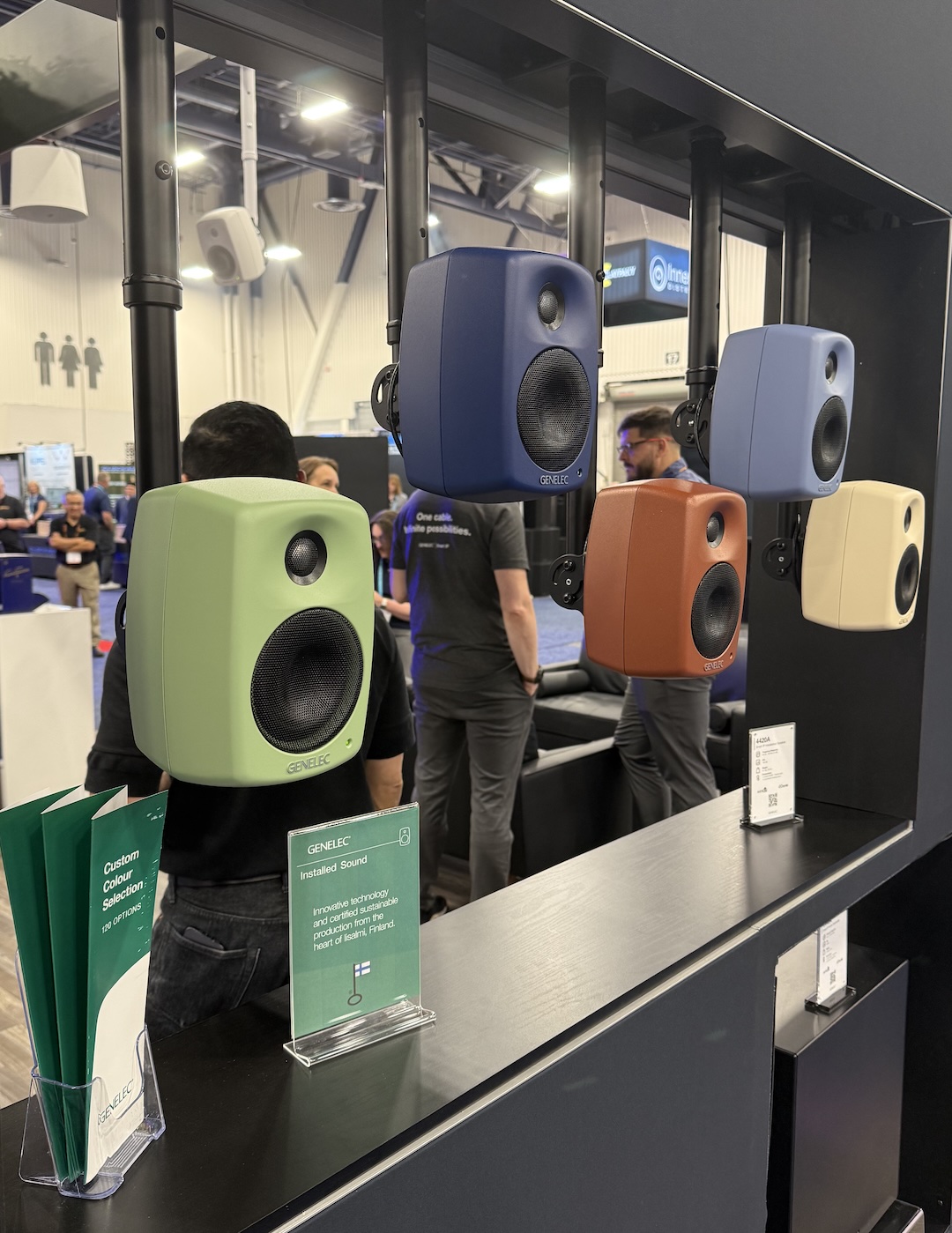 Interested in Genelec’s 4420A Smart IP Install Speakers but you don’t like gray? Lucky you—they’re now available in 120 different colors.
