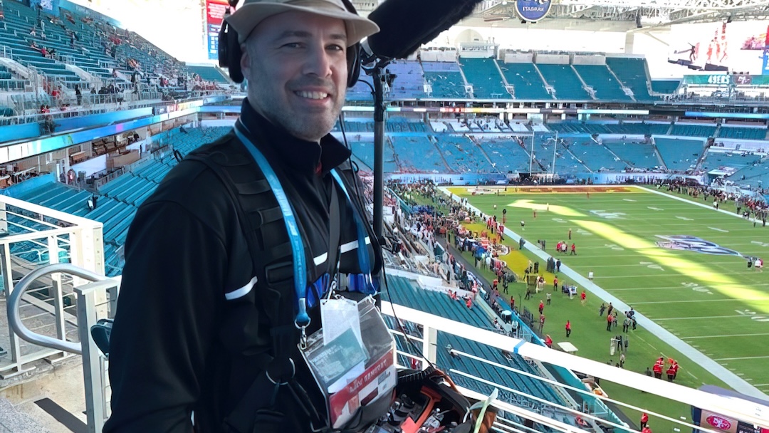 production sound mixer Greg Murphy has miked up everyone from a crawling baby to a U.S. president.