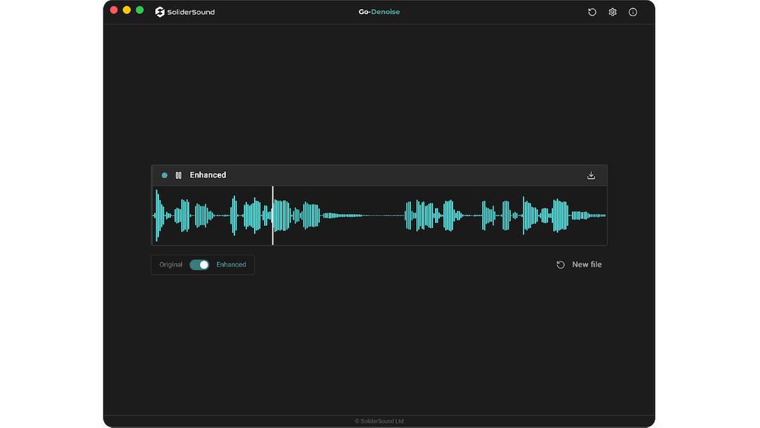 SoliderSound Go-Denoise Audio Restoration App