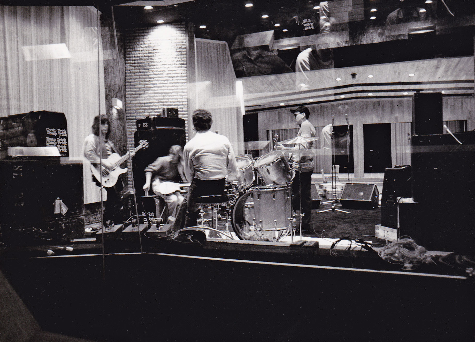 The band rehearses in a Tokyo rehearsal studio on April 23, 1978, for their week of shows in Japan.