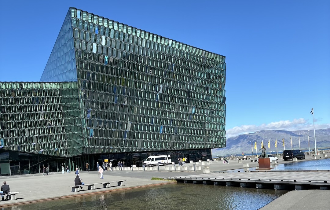 The 1,800-seat Eldborg hall inside Harpa Concert Hall opened in 2011. Photo: Larry Jaffee.
