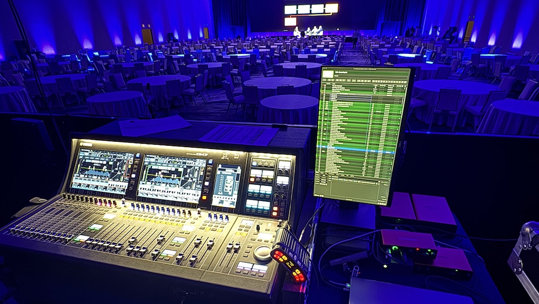 Focusrite’s RedNet TNX has become part of Andrew Dewar’s live event workflow.