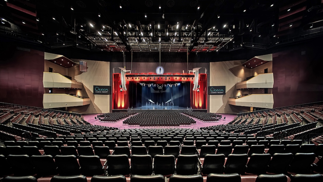 Ocean Casino Resort upgraded to a Meyer Sound Panther system in its 70,000-square-foot Ovation Hall.