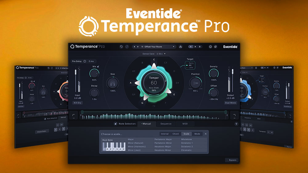 Eventide’s new Temperance Pro plug-in, available in Pro and Lite editions
