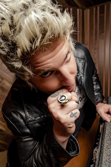 Watt keeps his late mentor, Ozzy Osbourne, close at hand. Photo: Mathieu Bitton.