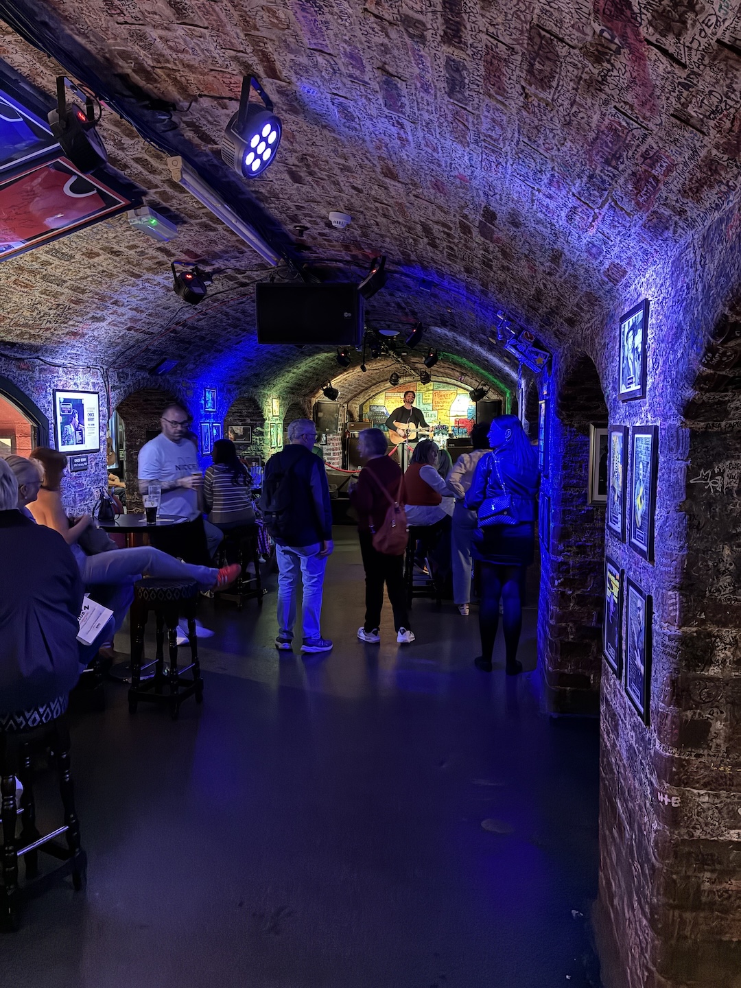 Mind your head! The Cavern Club has a low ceiling!